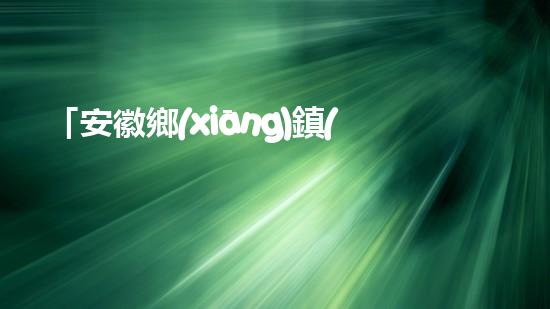 「安徽鄉(xiāng)鎮(zhèn)河道清淤工程：精準(zhǔn)落實(shí)，高效推進(jìn)」